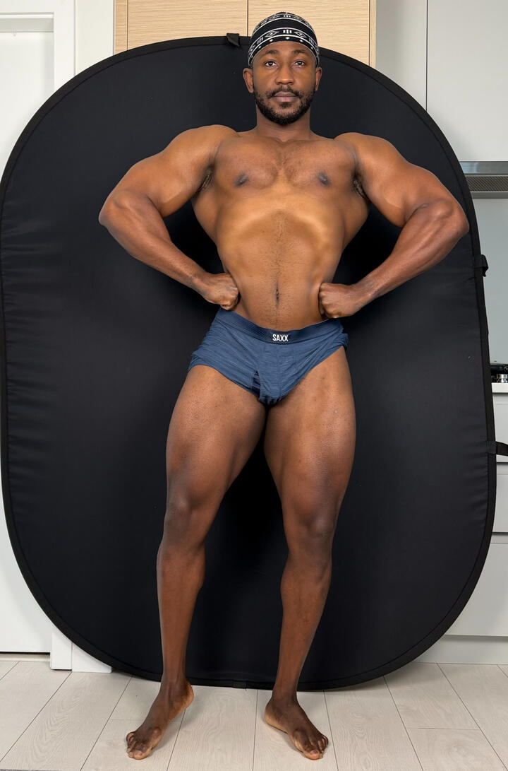 June 16, 2026 Jay Ekwere personal physique progress photo dated June 16, 2026